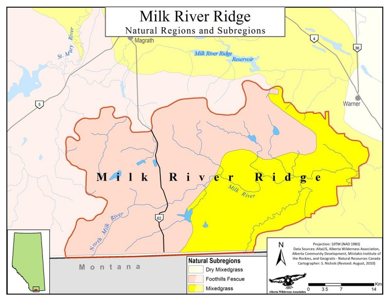 Milk River Ridge Alberta Wilderness Association