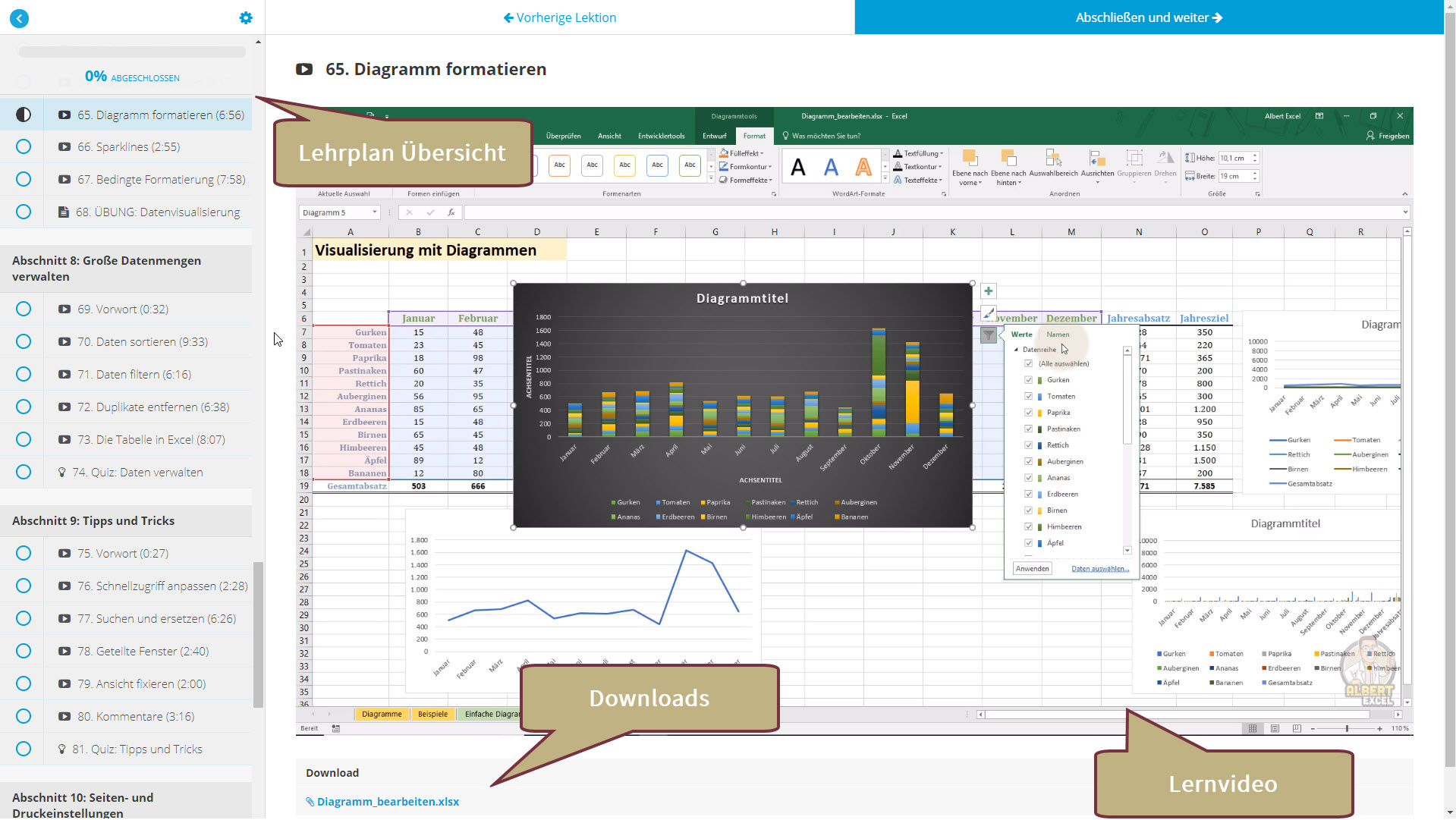 Online Excel Kurs Finde jetzt Deinen Excel Kurs Albert Excel Akademie
