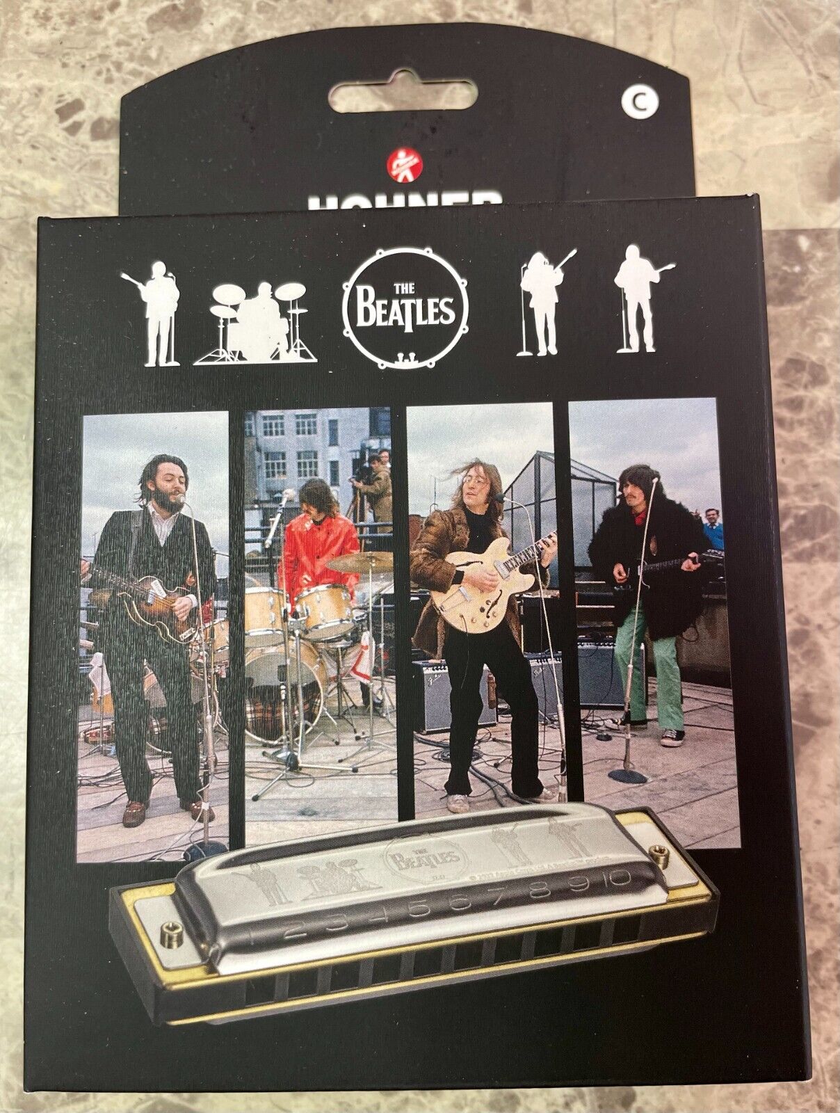 Harmonica Hohner The Beatles, key of C AlbertHarp