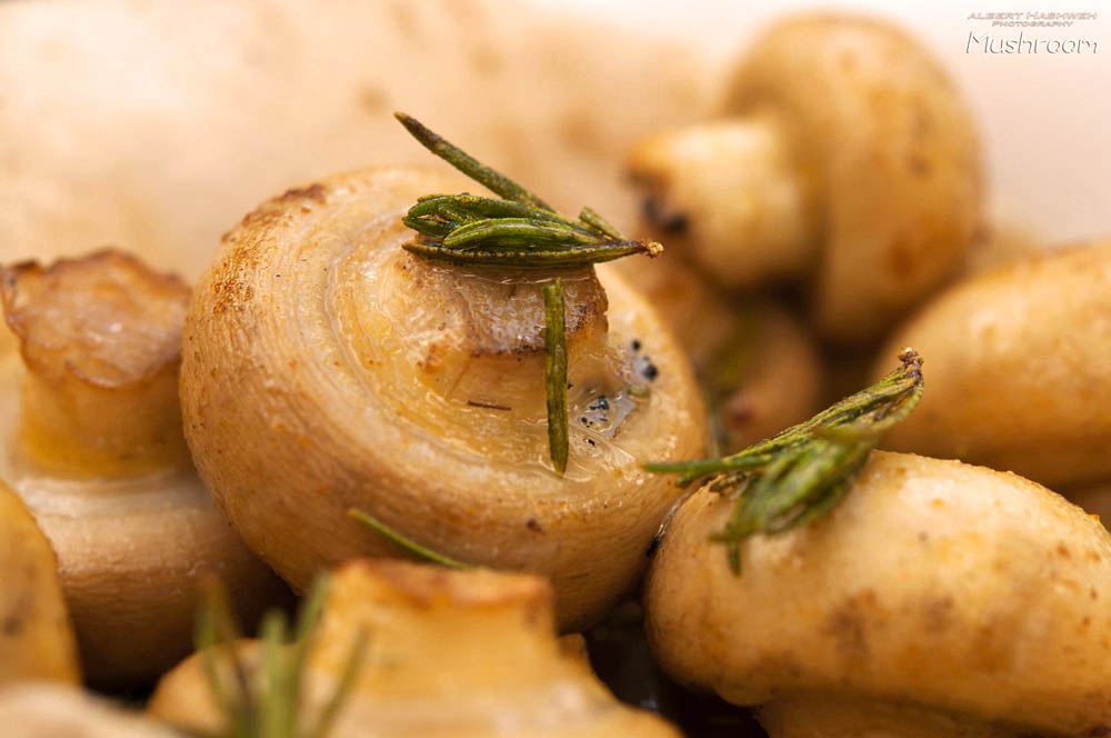 Mushrooms with Rosemary Albert Hashweh Photography