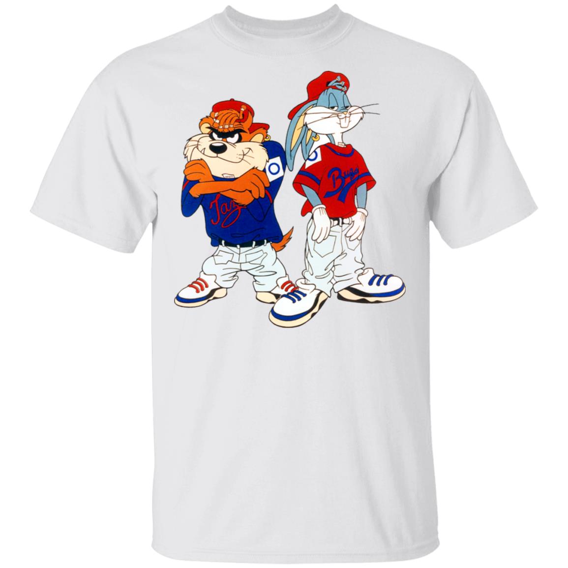 Looney Tunes Bugs Bunny and Tazmanian Devil Kris Kross TShirts