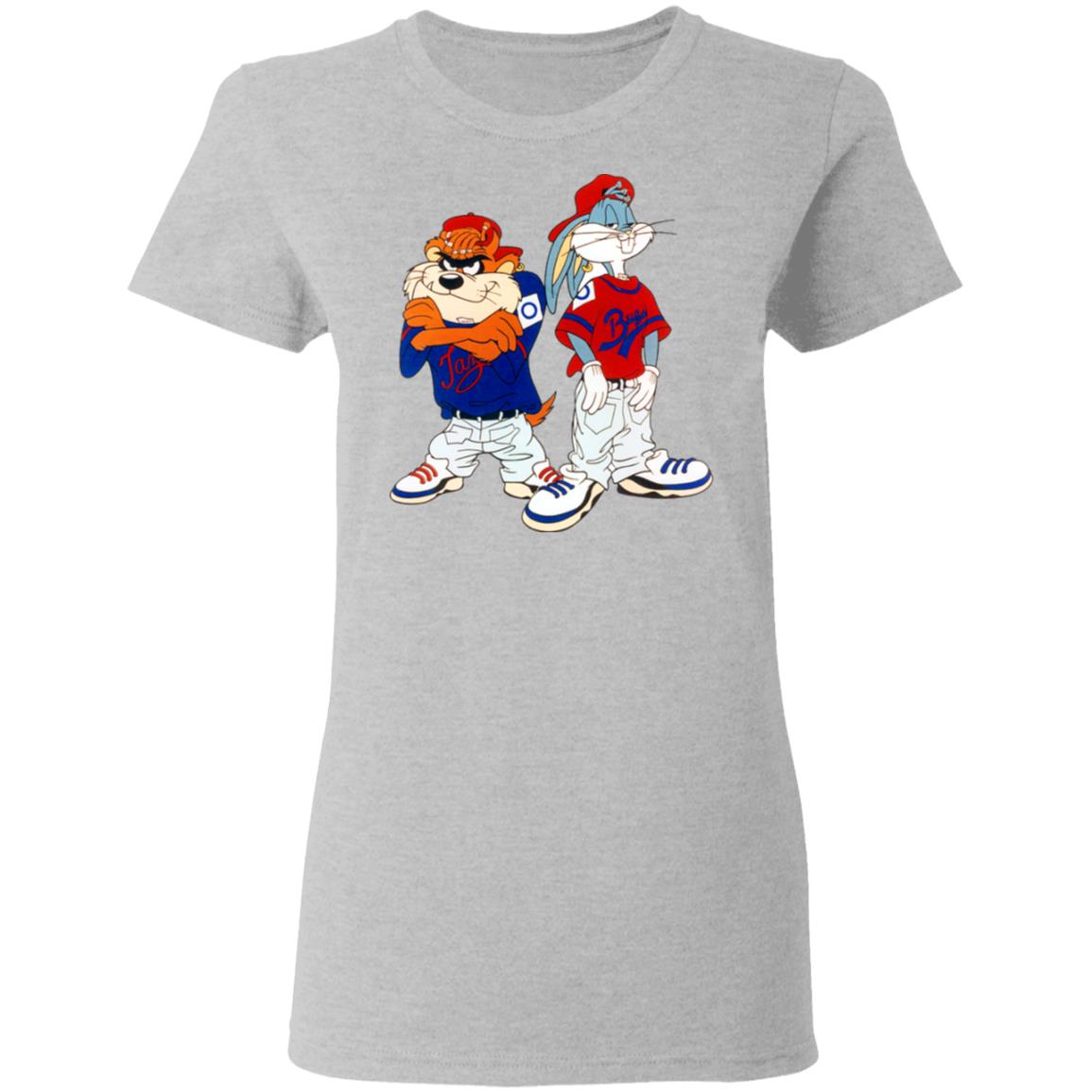 Looney Tunes Bugs Bunny and Tazmanian Devil Kris Kross TShirts
