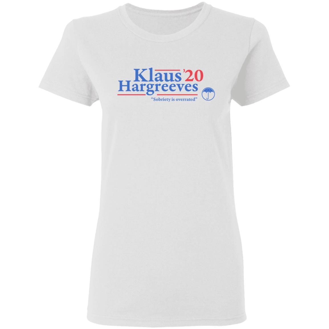 Klaus Hargreeves 2020 Sobriety Is Overrated TShirts