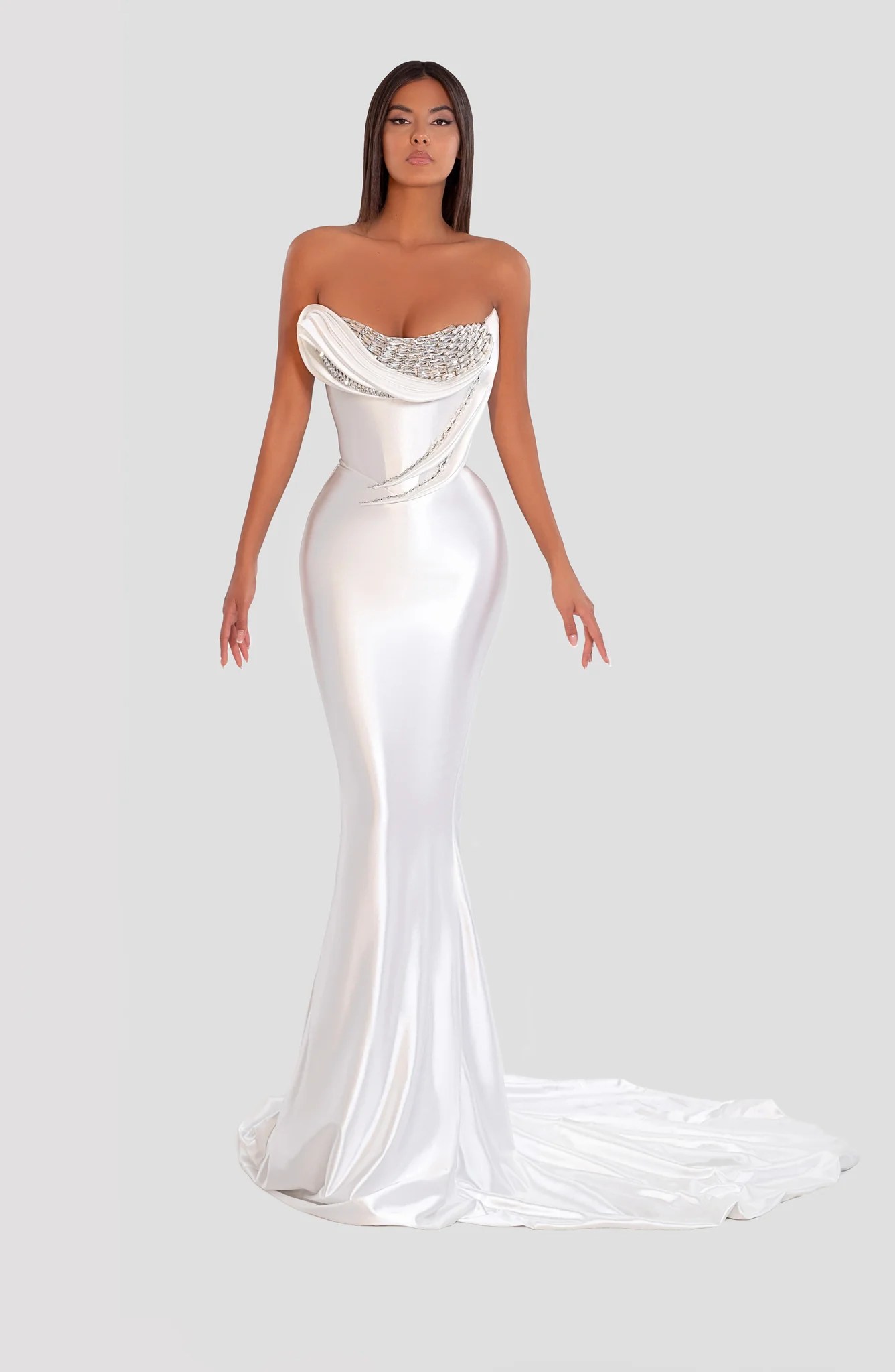 White Long Dress ALBINA DYLA