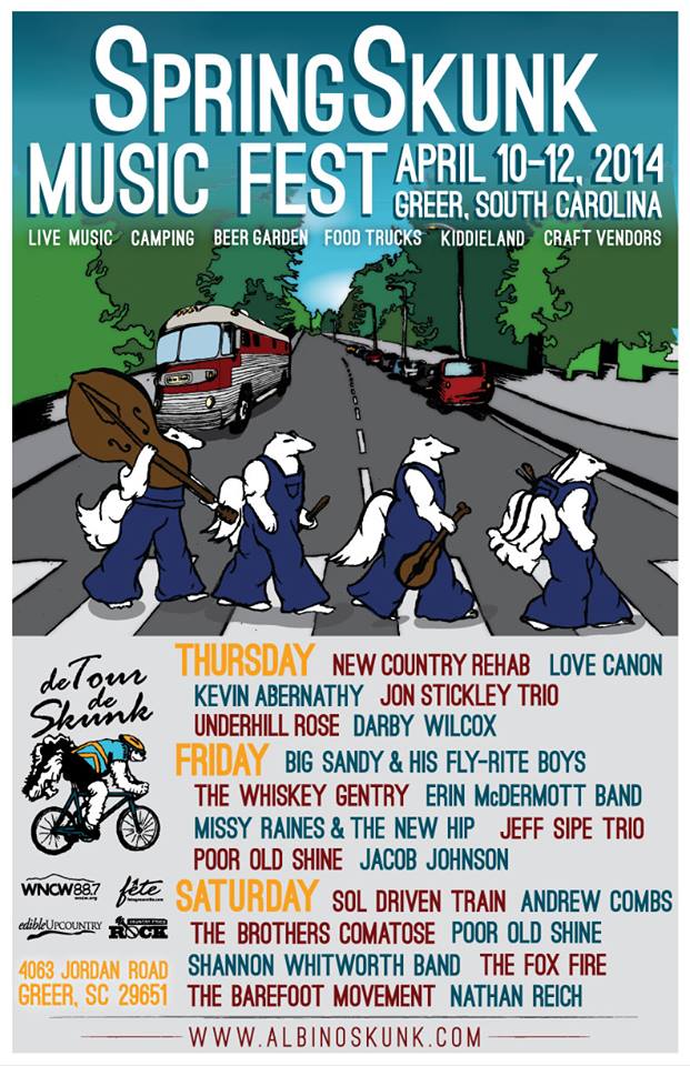 albino skunk festival lineup 2023 2014 Spring Albino Skunk Music Festival