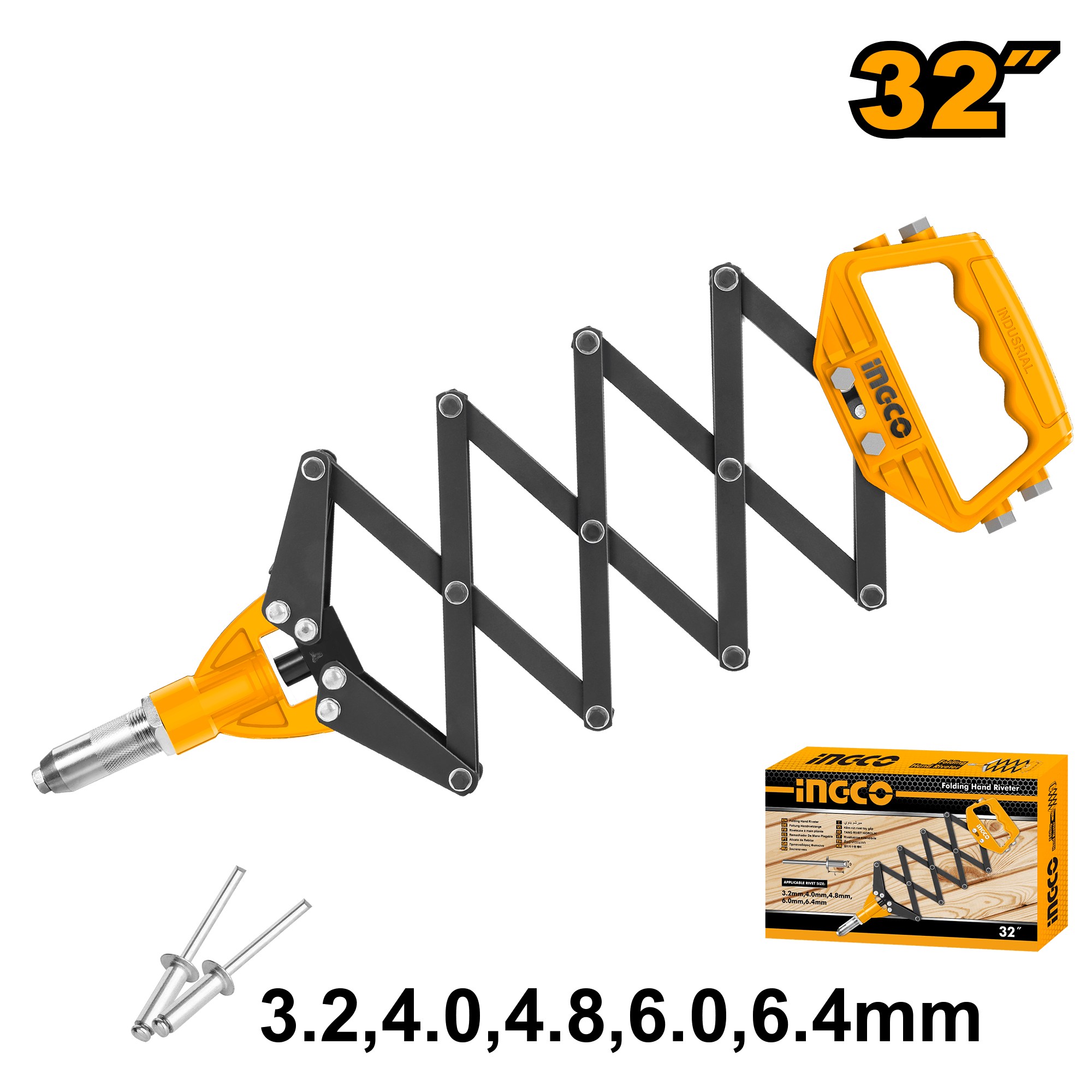 INGCO Folding hand riveter (HFOR321) Albirco