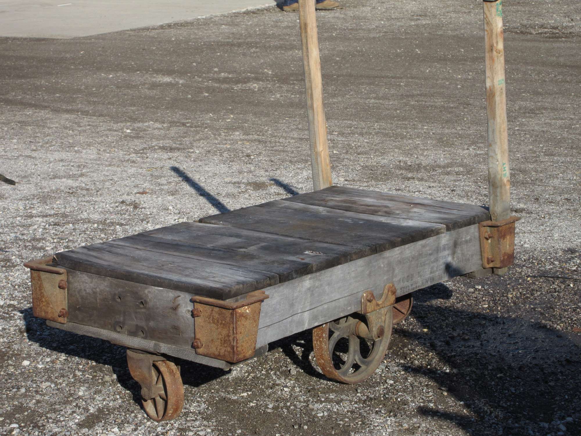 Albrecht Auctions Antique Railroad Cart
