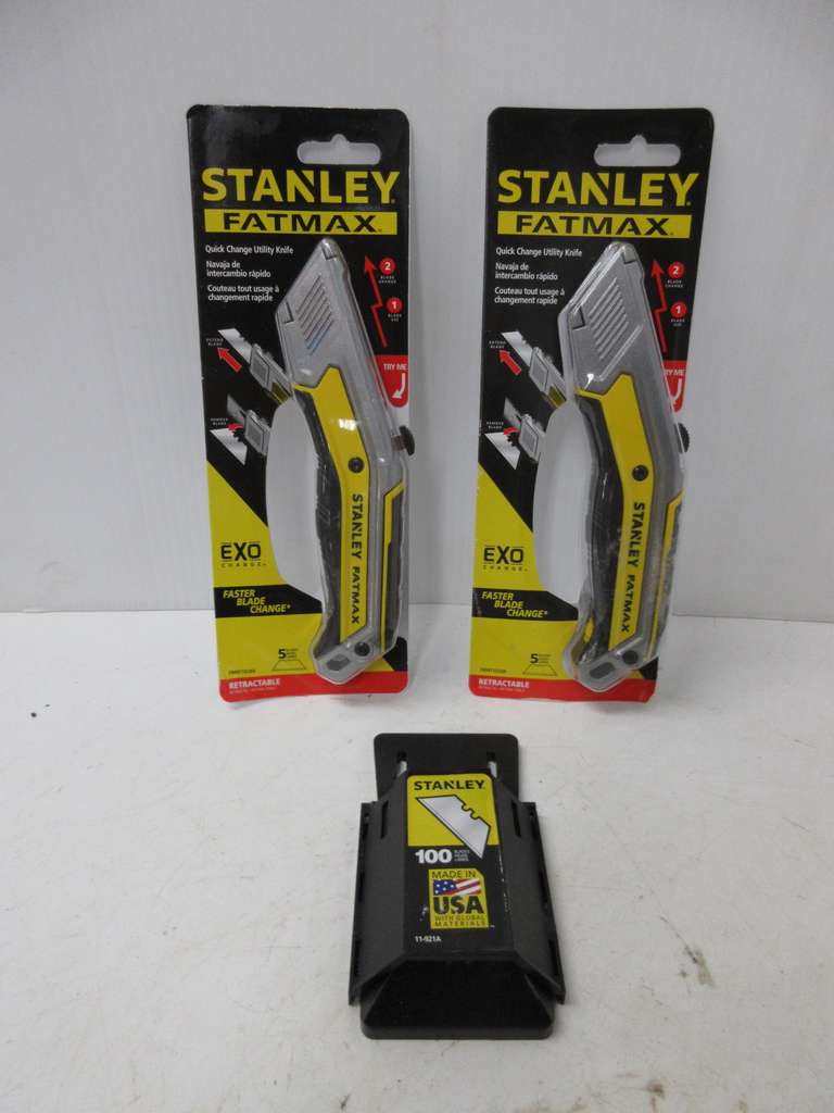 Albrecht Auctions (2) Stanley Fatmax Quick Change Utility Knives with