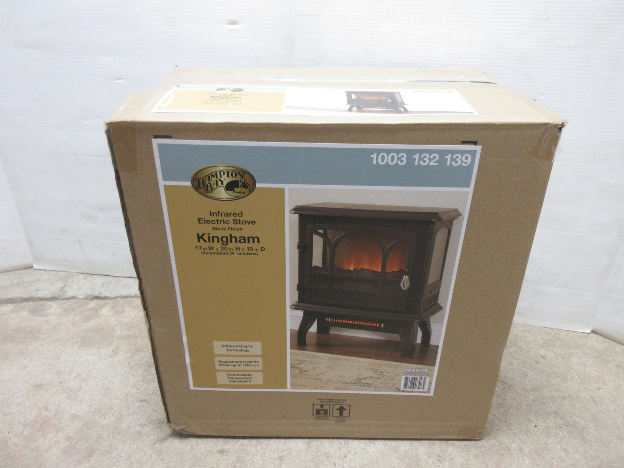 Albrecht Auctions Hampton Bay Kingham Infrared Electric Stove, Black
