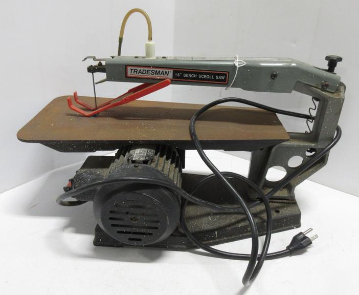 Albrecht Auctions Tradesman 15" Bench Scroll Saw, Model 8350 with Puffer