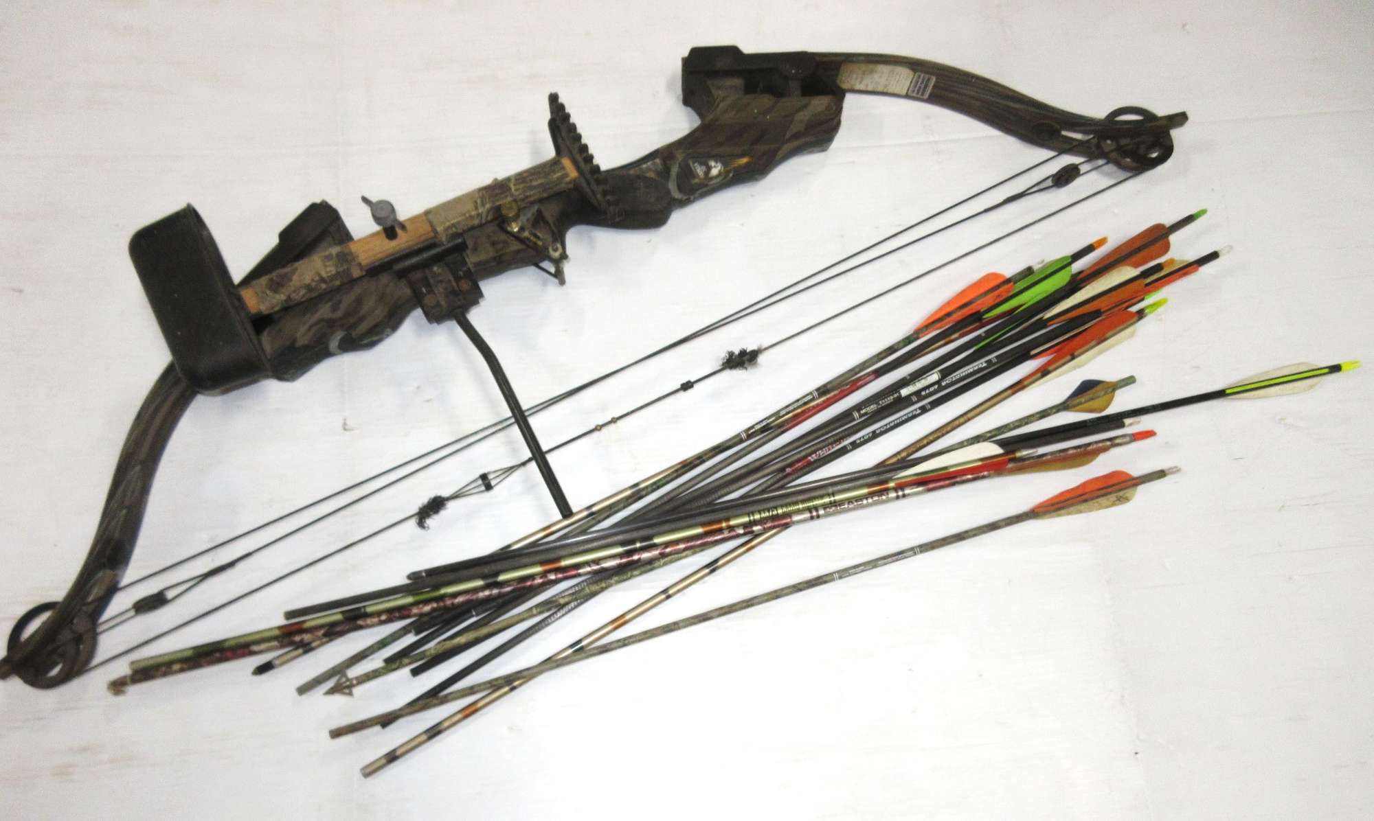 Albrecht Auctions Golden Eagle 3D Bow with Arrows