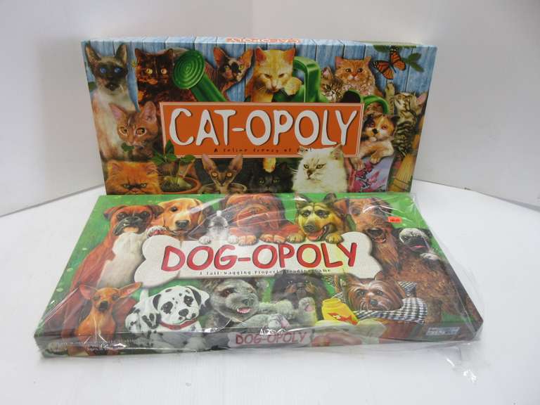 Albrecht Auctions DogOpoly and CatOpoly Themed