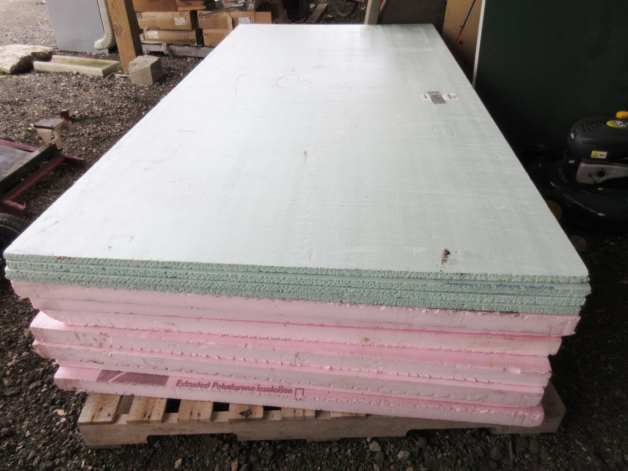 Albrecht Auctions (11) Sheets of Foam Insulation 7 Owens Corning