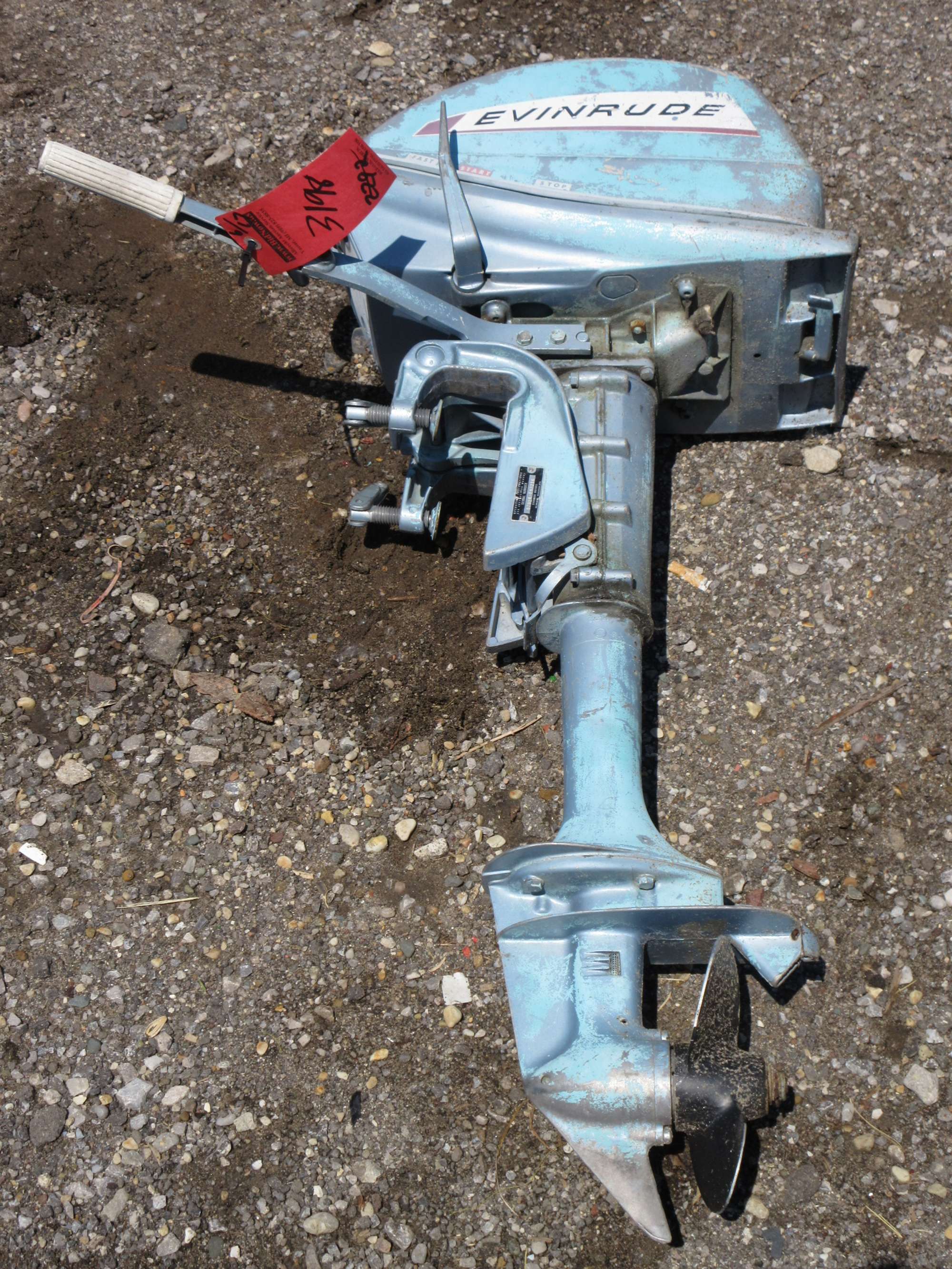 Albrecht Auctions Evinrude 5 HP Outboard Motor
