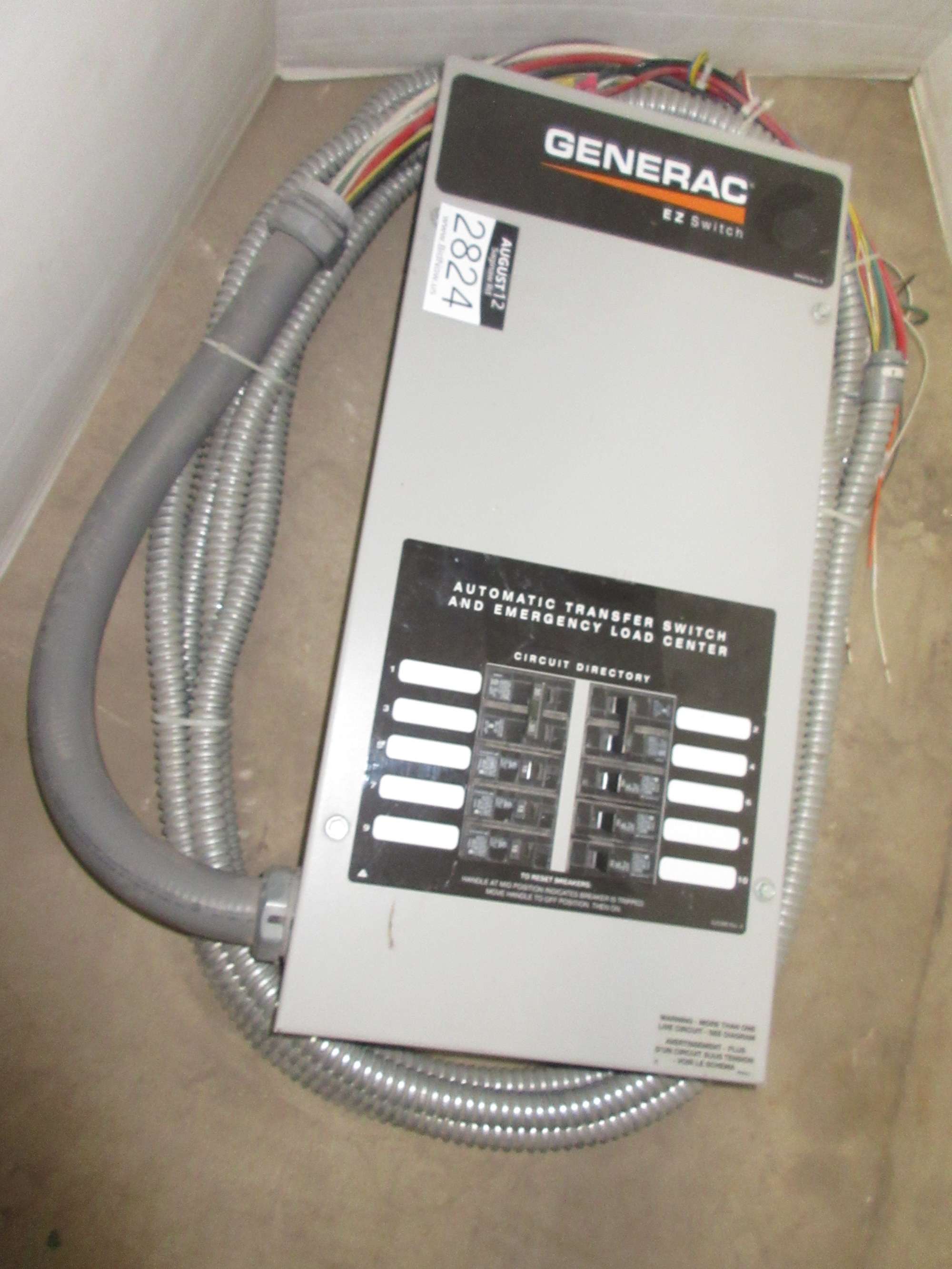 Albrecht Auctions Generac Automatic Transfer Switch