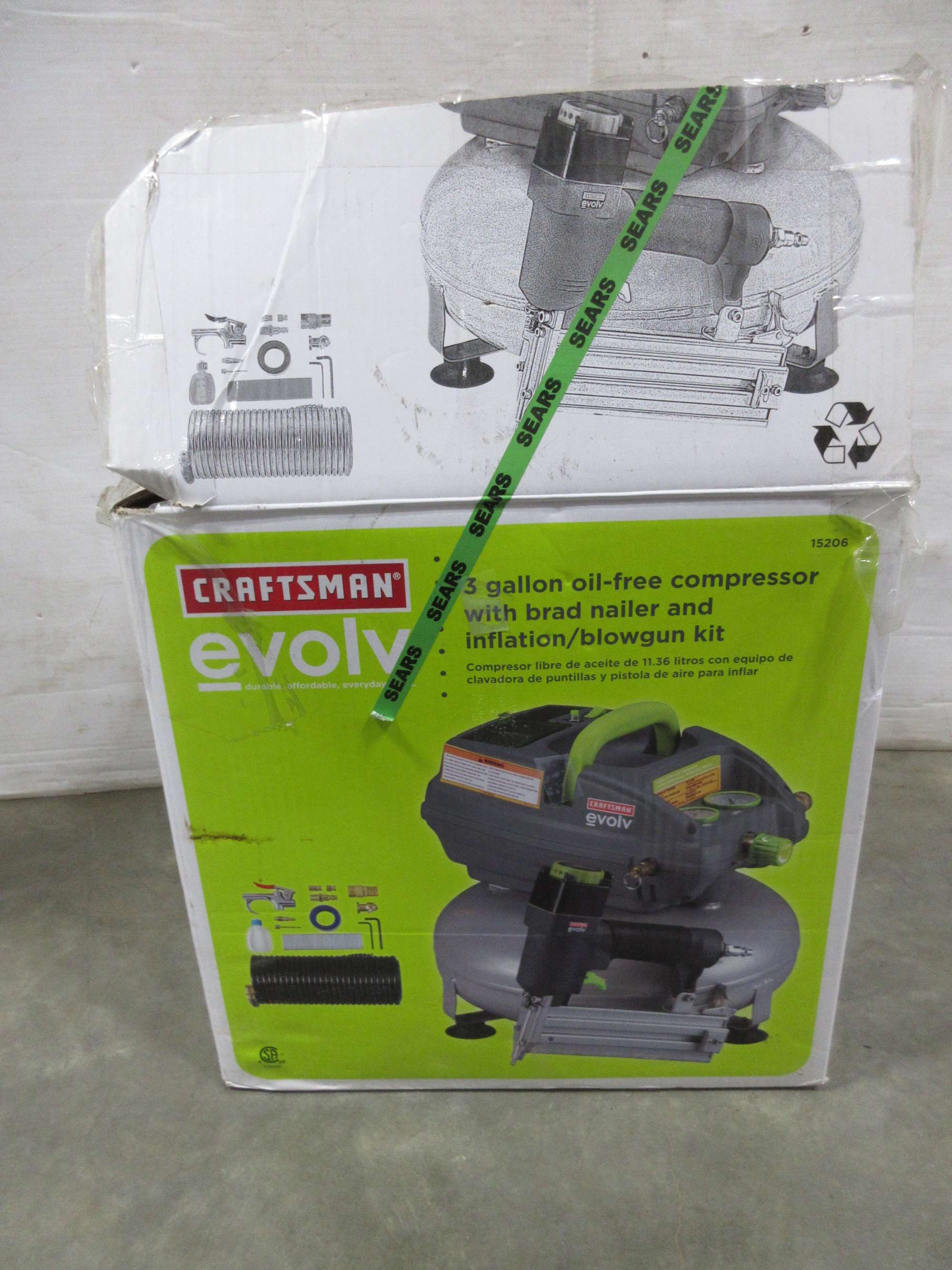 Albrecht Auctions Craftsman Evolv Compressor Kit, Includes Three