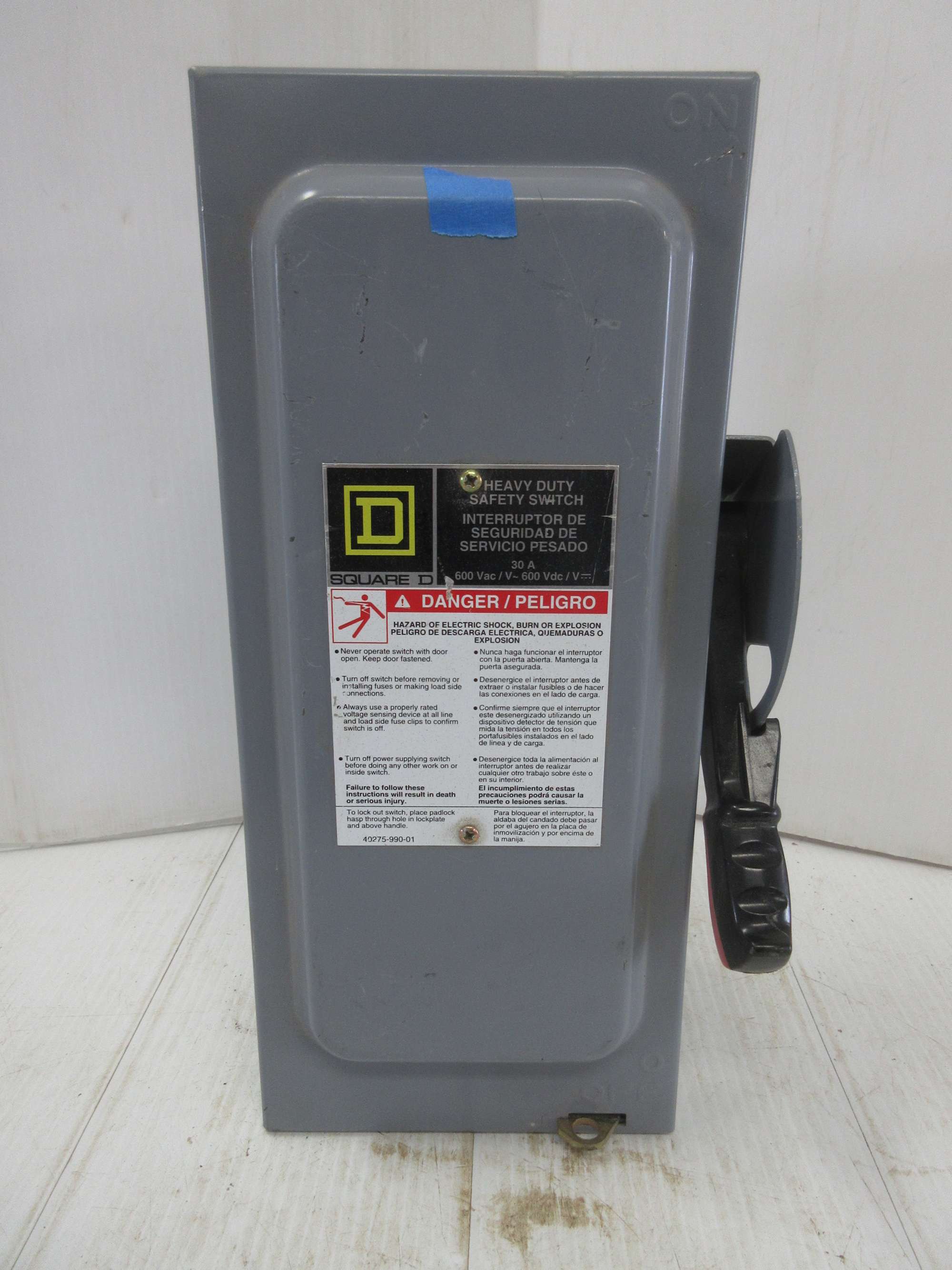 Albrecht Auctions SquareD Heavy Duty Safety Switch/Service
