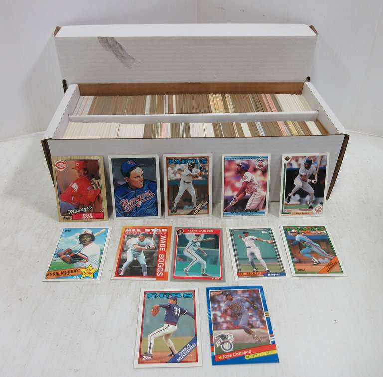 Albrecht Auctions 1600Count Box Full of Baseball Cards, Players Include Nolan Ryan, Tony