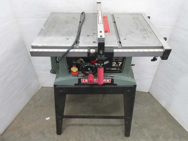 Albrecht Auctions Craftsman 10&quot; Table Saw, Model 137.218250