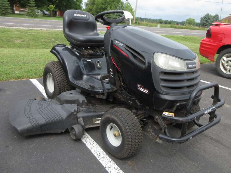 Albrecht Auctions Craftsman YS4500 Lawn Mower, 26 HP, VTwin Kohler