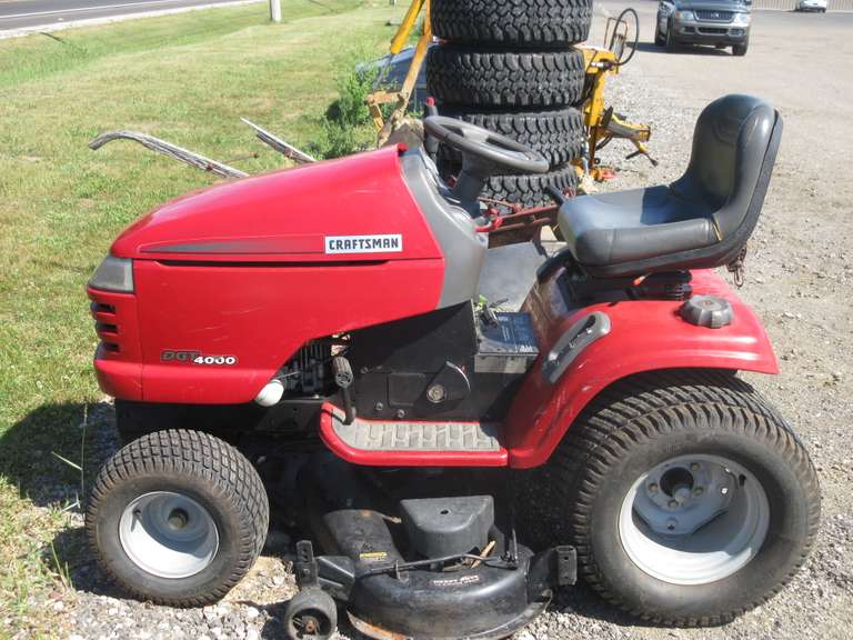 Craftsman 4000 Riding Lawn Mower Craftsman Lt4000 12 5hp Lawn Tractor