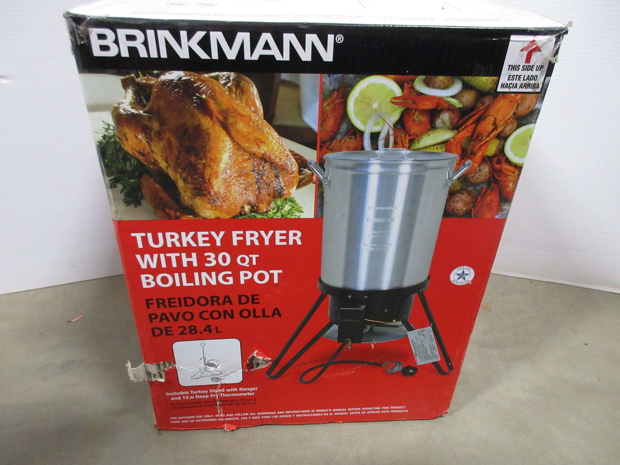 Albrecht Auctions Brinkmann 30Quart Turkey Fryer