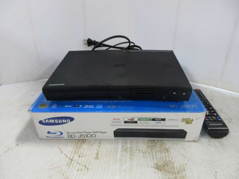 Albrecht Auctions Samsung BluRay Disc Player DVD Player, BDJ5100