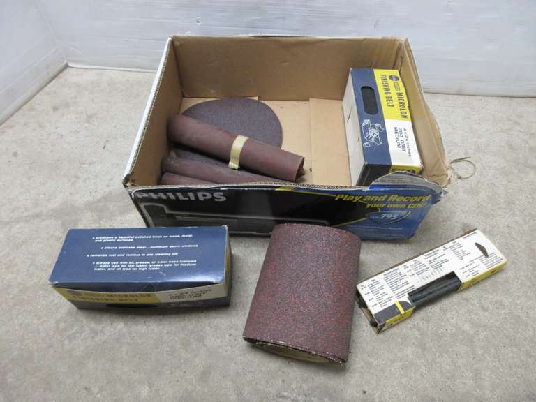 Albrecht Auctions (2) Sears Microlan Finish Belts; Rockwell Finish