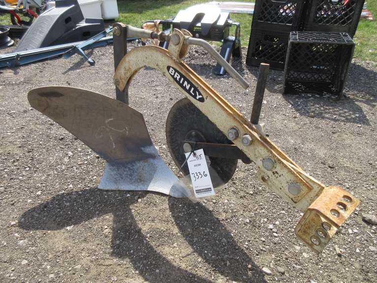 Albrecht Auctions Brinly SingleBottom Plow for Small Tractors