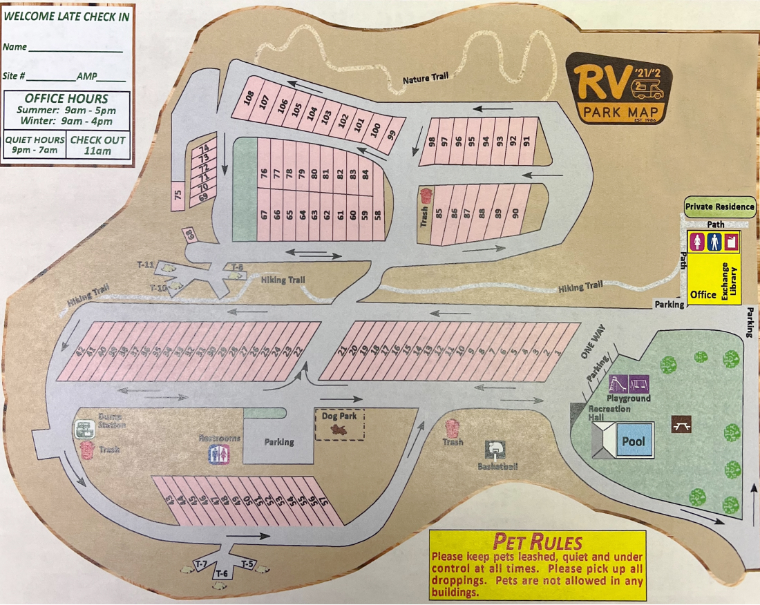 Tijeras Albuquerque Mountain RV Resort Map Albuquerque Tijeras