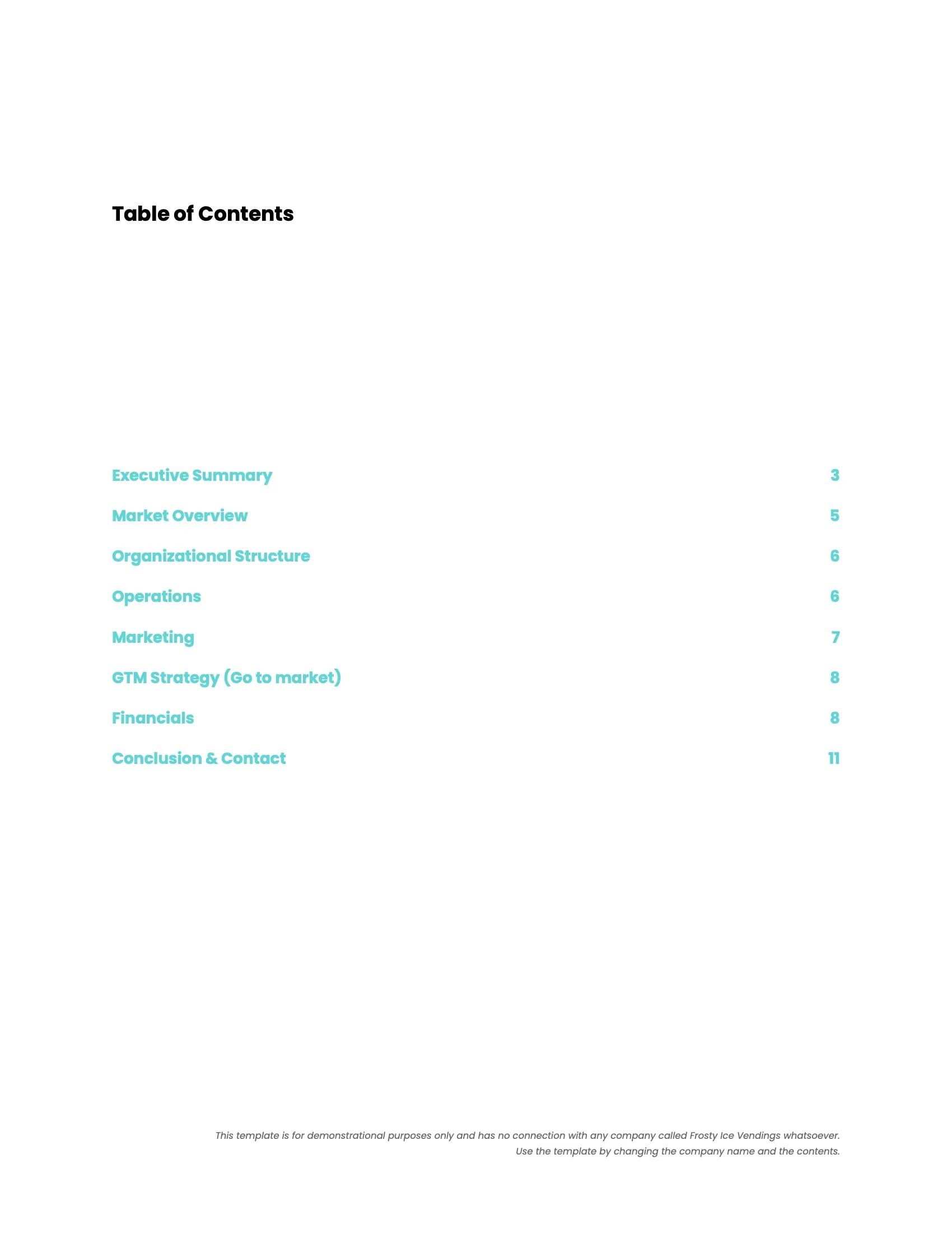 Ice Vending Machine Business Plan Template Albusi