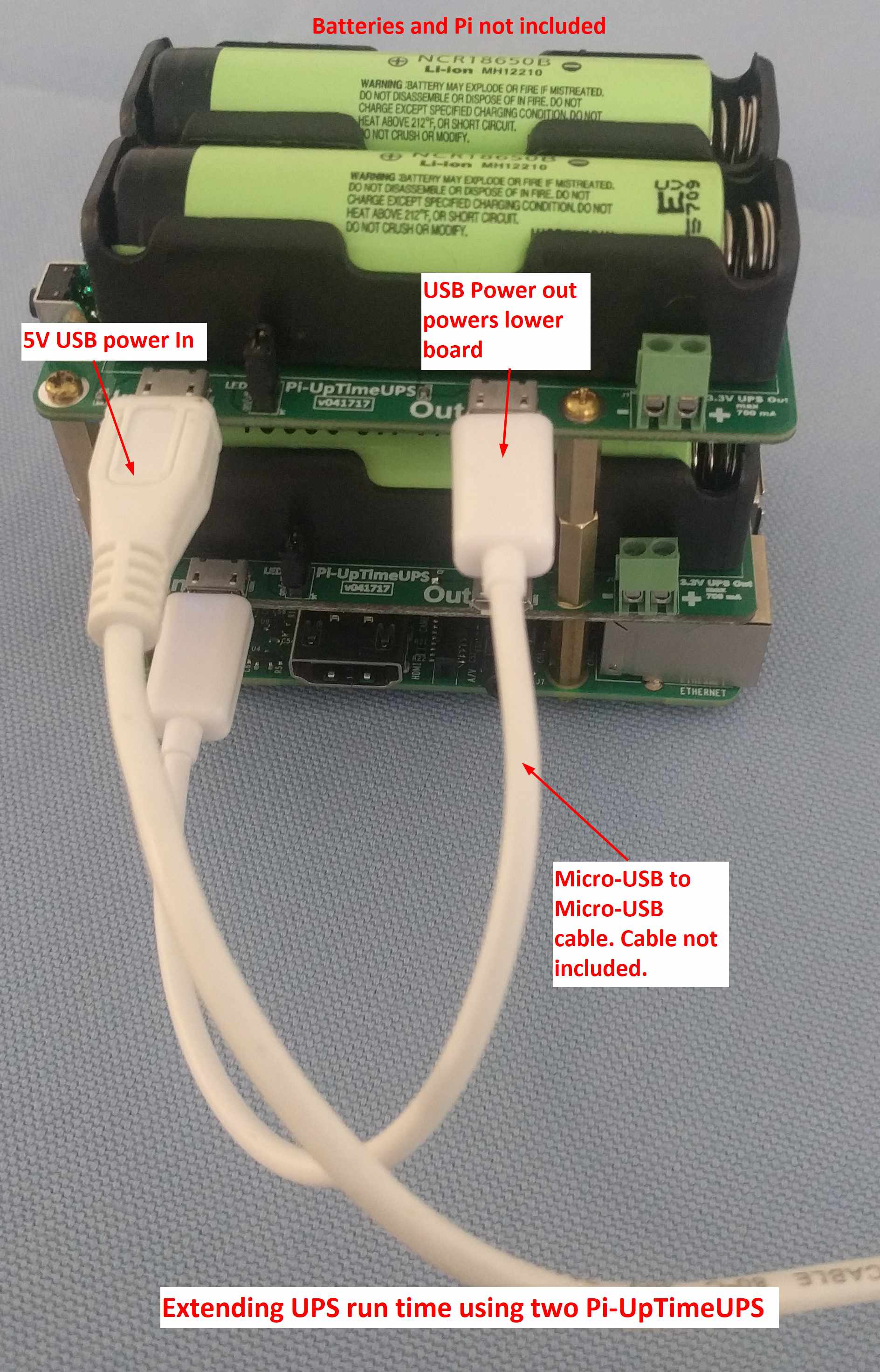PiUpTimeUPS UPS and power mobility for Raspberry Pi Alchemy Power