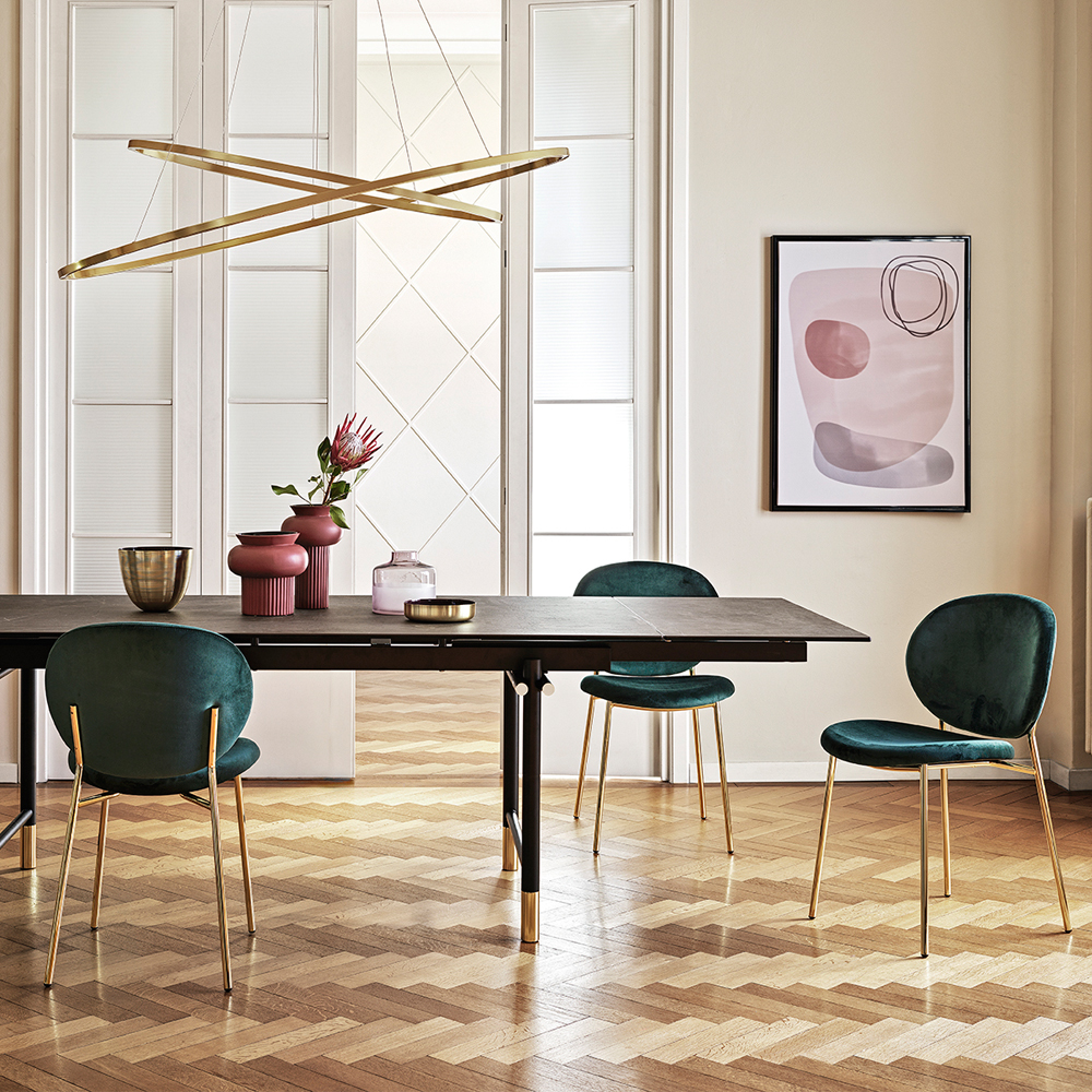 Inès Metal Chair (Calligaris) Alchemy Collections