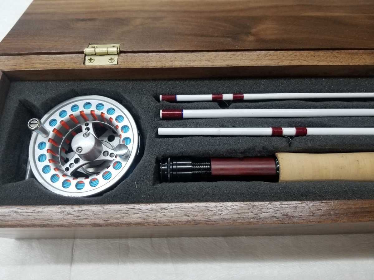 Gold Leaf Dragon Scale Fly Rod Alchemy Skunkworks