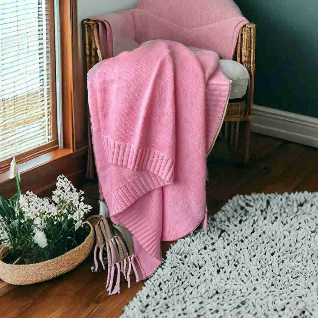 100 Soft Cashmere Wool Baby Blanket PinkAlchemy Story Australia