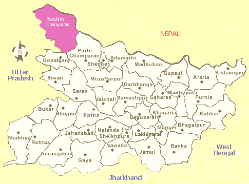 Champaran District In Bihar Map Champaran - Alchetron, The Free Social Encyclopedia