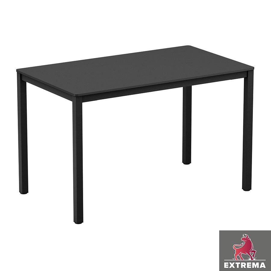 ZAP Extrema Black 4 Leg Outdoor Dining Table Aldea Group