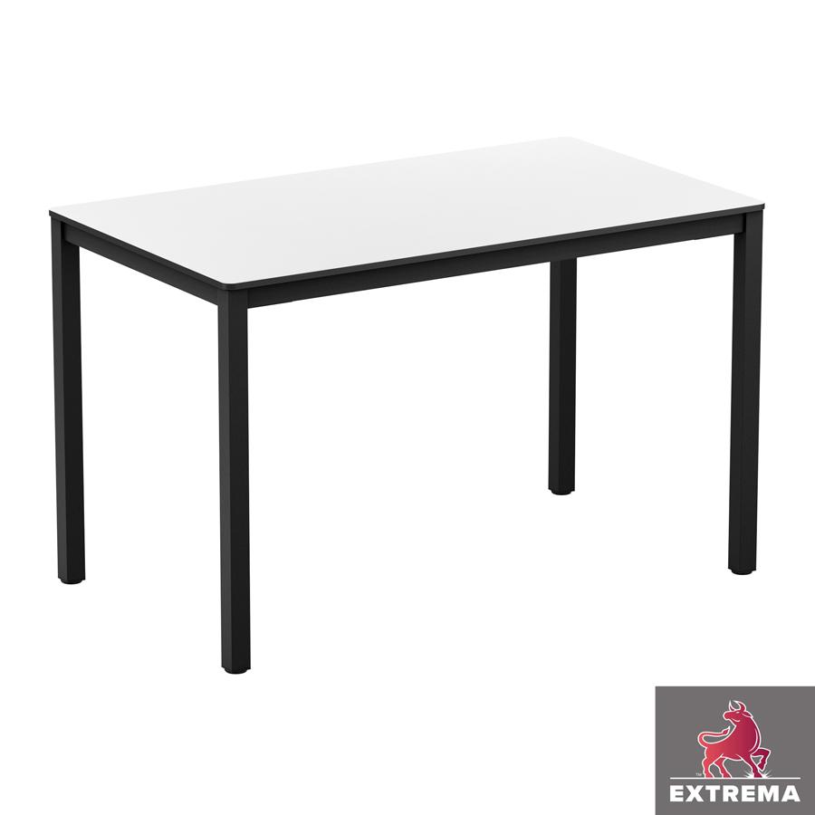 ZAP Extrema White 4 Leg Outdoor Dining Table Aldea Group