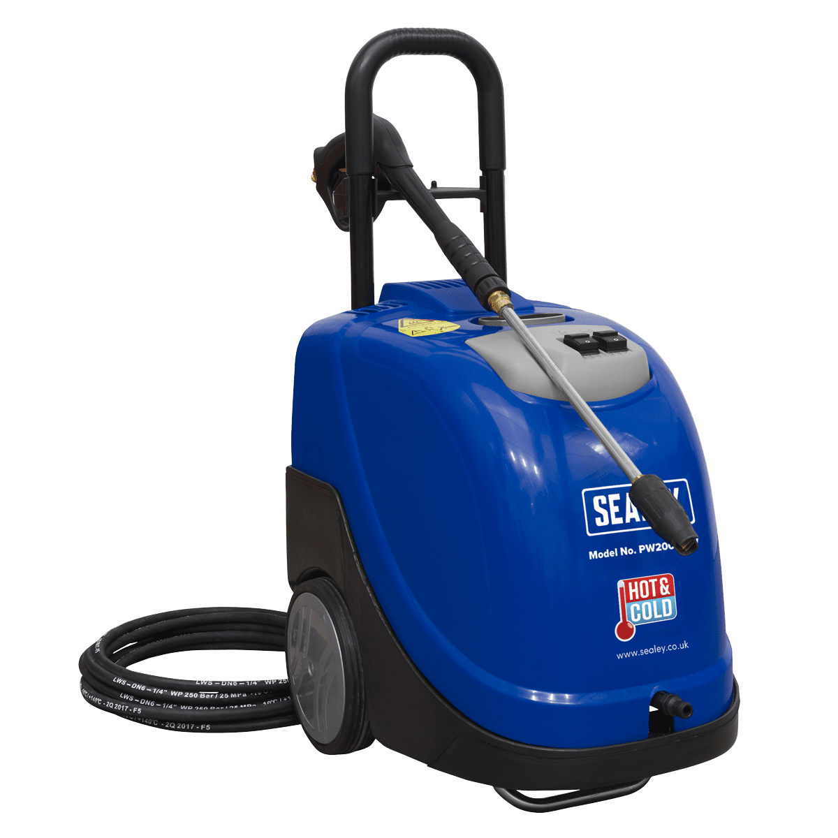Sealey Hot Water Pressure Washer 135bar 230V PW2000HW Aldea Group