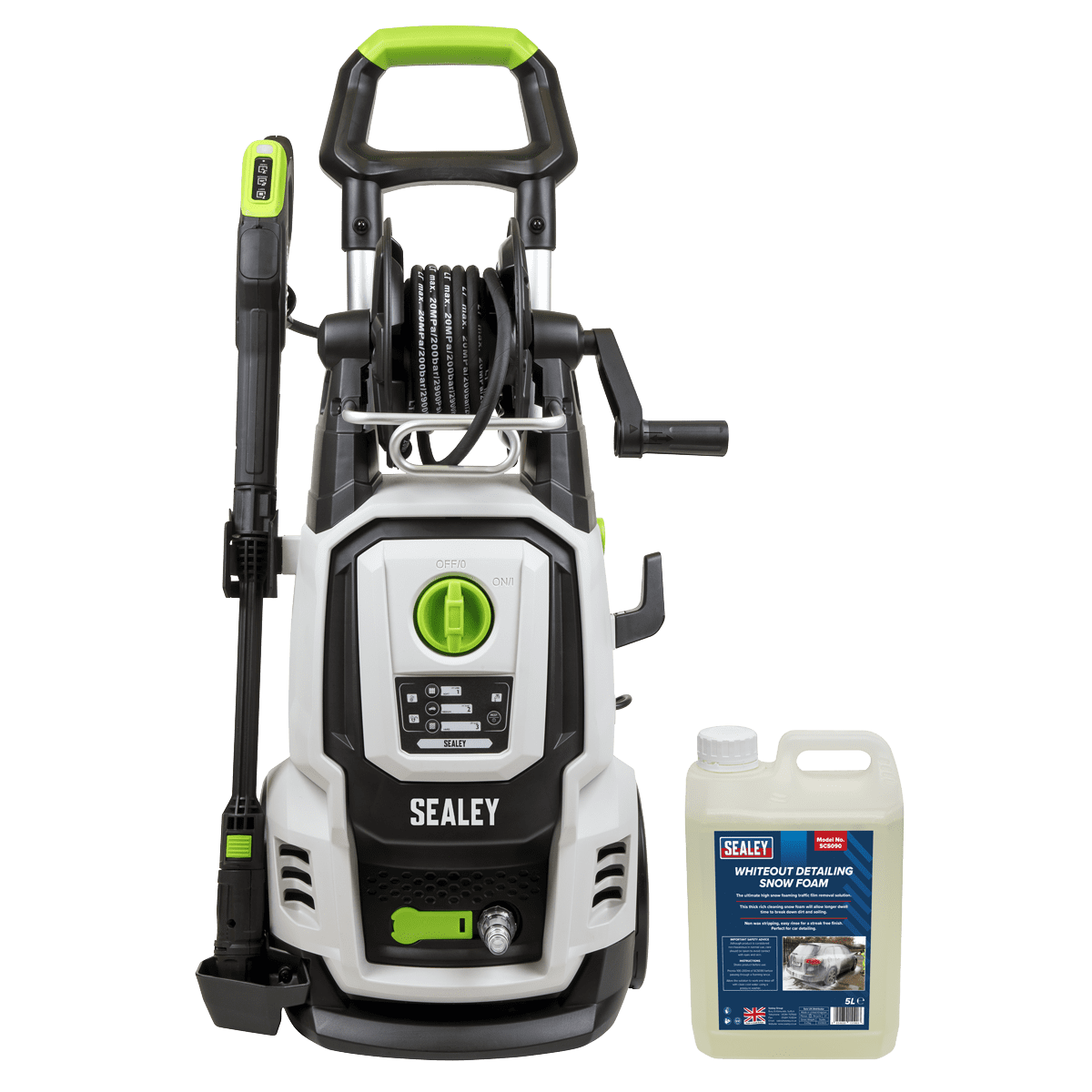 Sealey Pressure Washer 170bar 450L/hr With Snow Foam