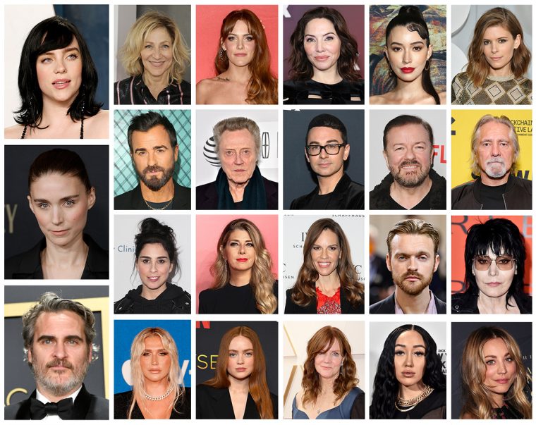 Joaquin Phoenix, Billie Eilish, Hilary Swank, and 22 Additional