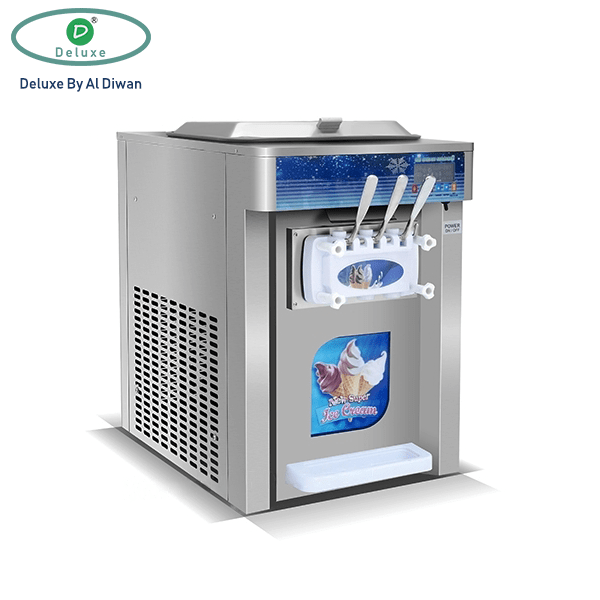 Buy Soft Ice Cream Machine 6 + 6 Liters Table Top Online Ice Cream