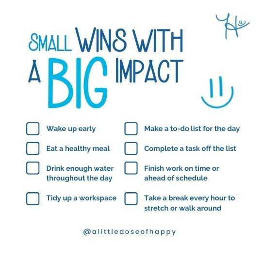 One Step At A Time The Power Of Small Wins