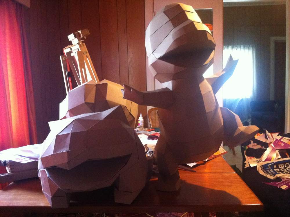 Lifesized Pokemon Papercraft