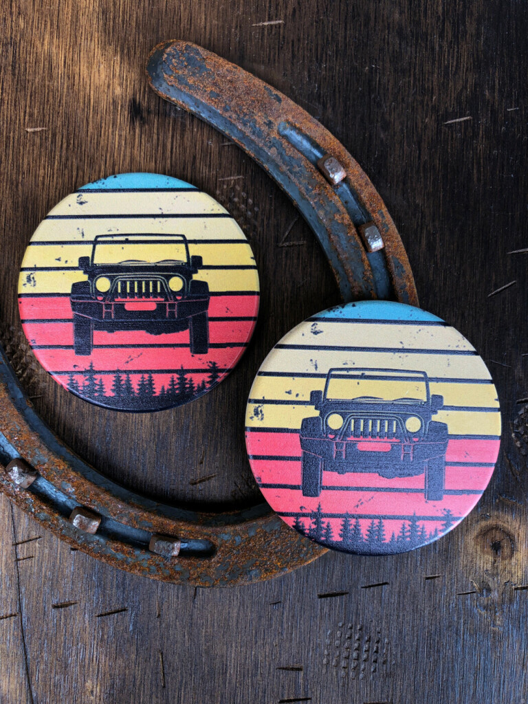 JEEP ” Car Coasters FINAL SALE Ale Accessories