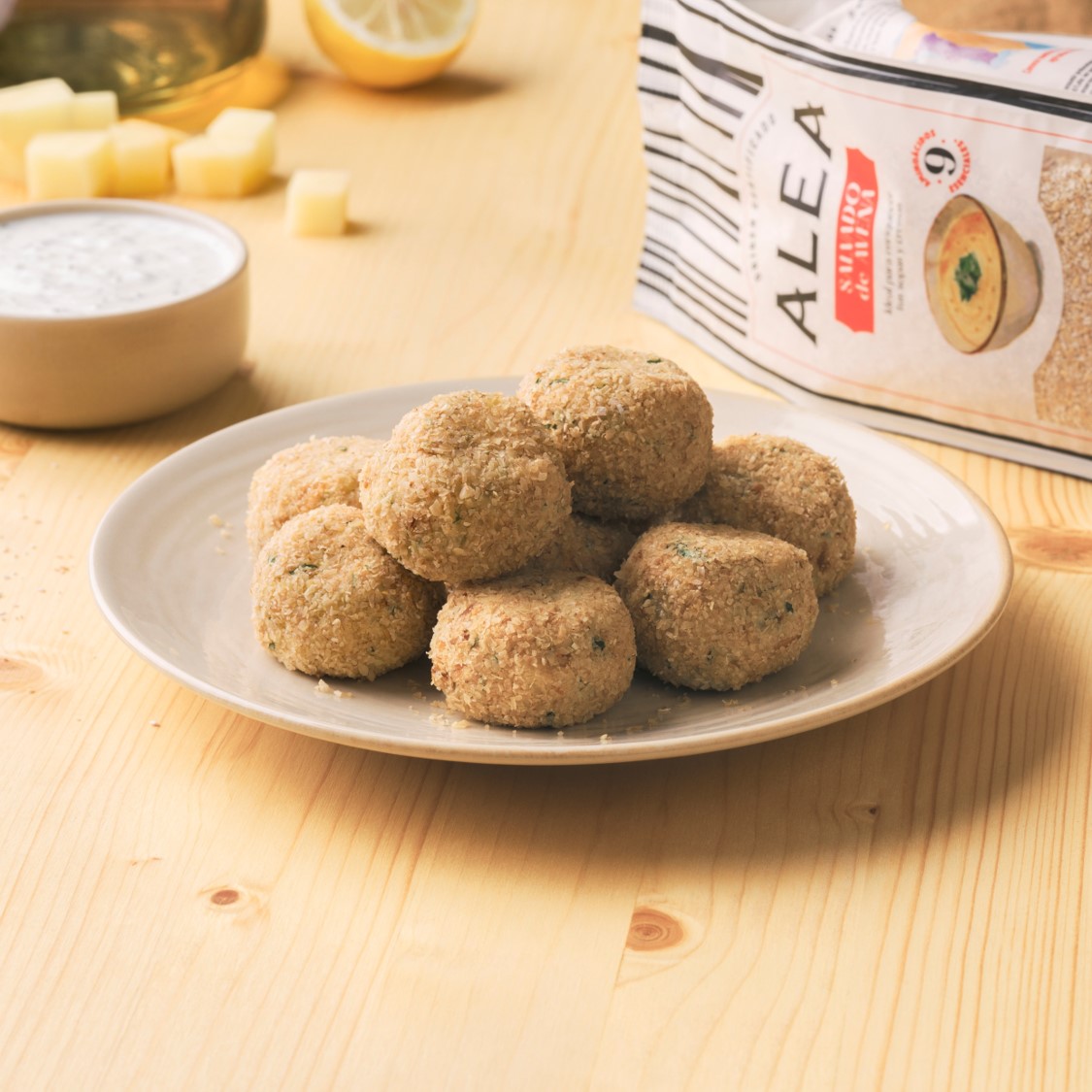 Croquetas de atún, patata y salvado de avena Alea Origen