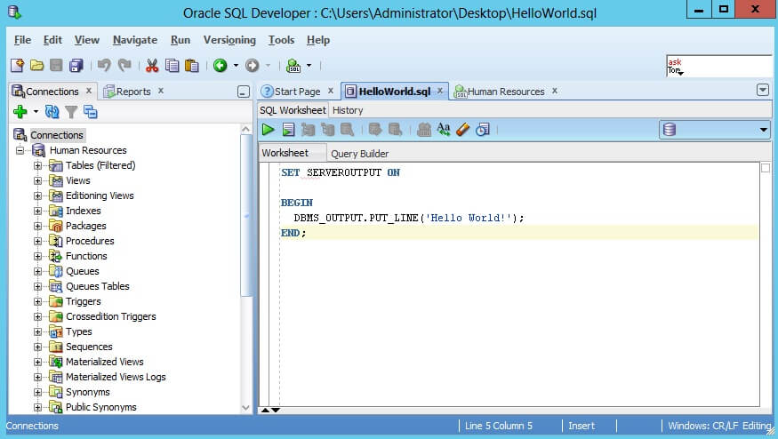 Configure & Connect SQL Developer to Oracle Database (19c, 18c, 12c)