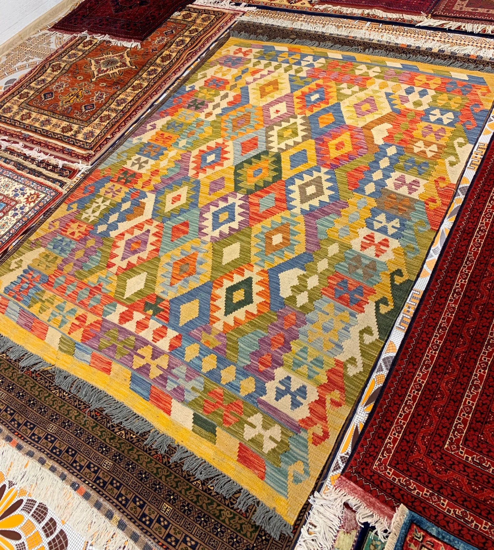 Vintage Moroccan Kilim Rug Alesouk