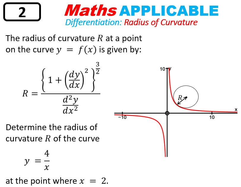 Q2 Radius of Curvature (B) A Level Maths Revision
