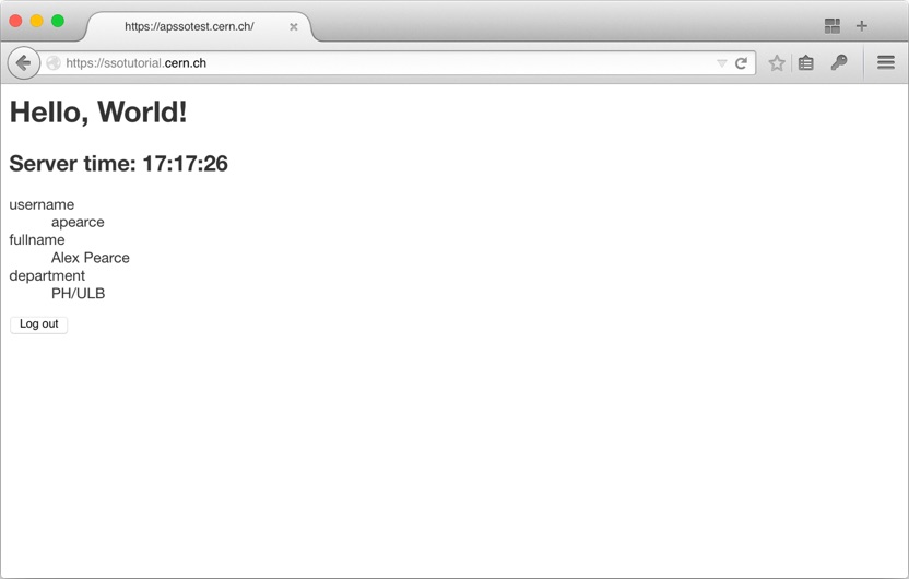 Flask with Apache and Shibboleth authentication